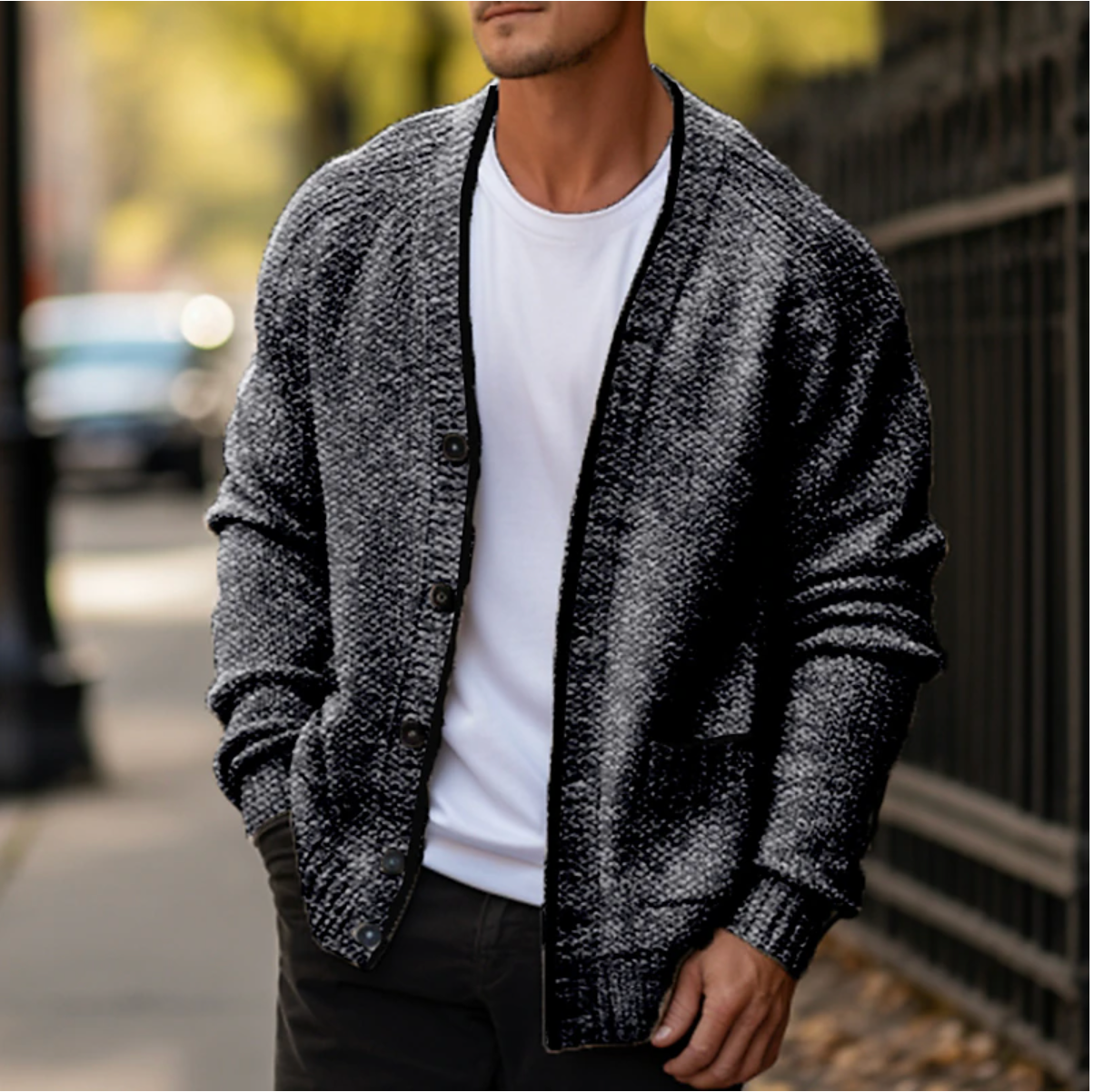 Herfst/Winter Cardigan Sweater | Cozy Knit Design for Cooler Seasons