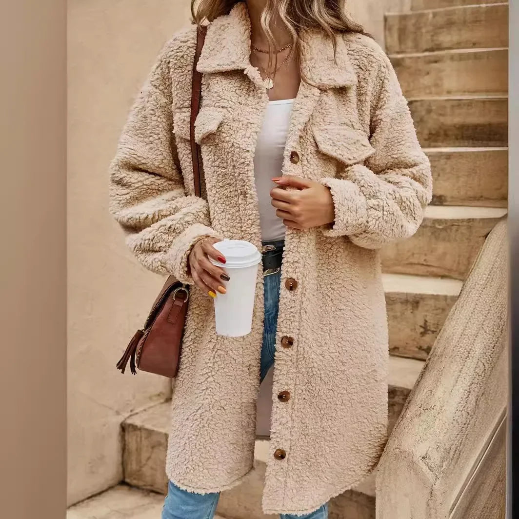 Lila Button Down Long Cardigan - Soft Knit, Lightweight Layer, All-Season Style