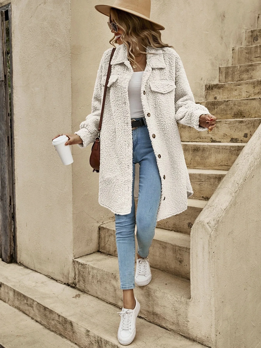 Lila Button Down Long Cardigan - Soft Knit, Lightweight Layer, All-Season Style