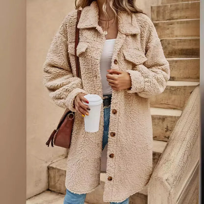 Lila Button Down Long Cardigan - Soft Knit, Lightweight Layer, All-Season Style